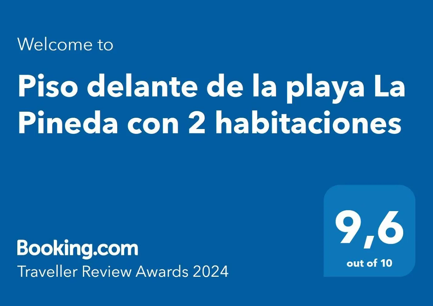 Piso Delante De La Playa La Pineda Con 2 Habitaciones Apartment