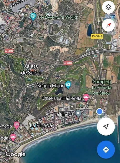 Apartment Piso Delante De La Playa La Pineda Con 2 Habitaciones Spain